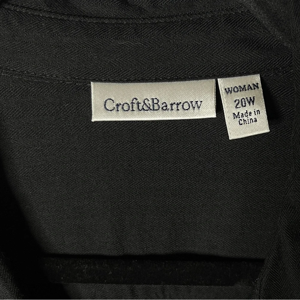 💥Final Markdown💥 Croft & Barrow Black Dress - Picture 3 of 7